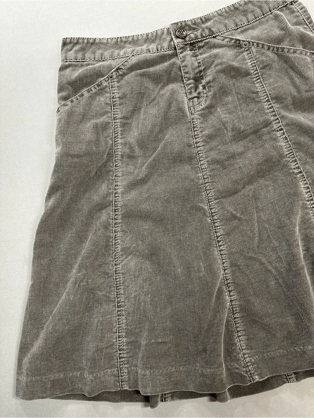 GAP Y2K (2004) Corduroy A-Line Skirt - Womens 6